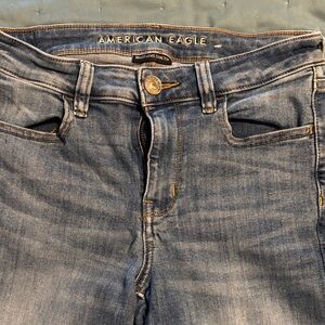 American Eagle Outfitters Light Blue Stretch Denim Jeans
